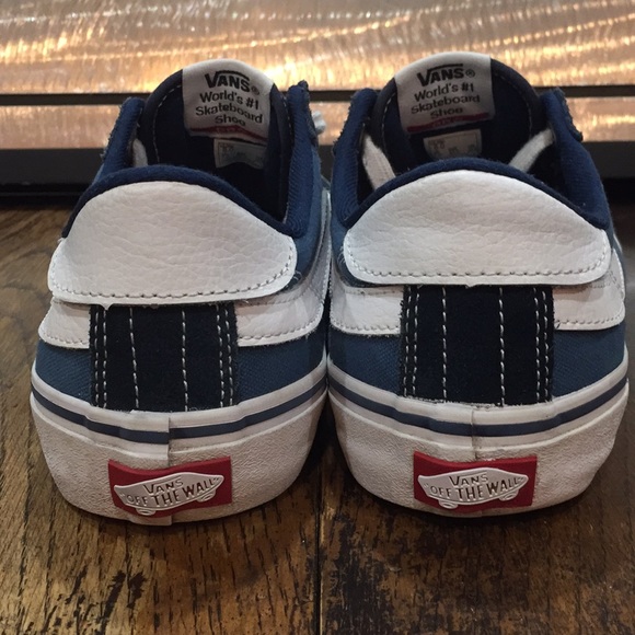 Vans Blue Suede Leather with Canvas Men’s 8 - Picture 3 of 8